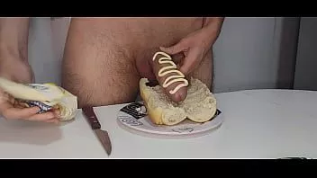 Afspelen Voedselporno #1 - sandwich, alles vernietigen met mijn lul