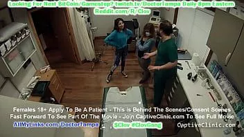 play يبحث طبيب كلوف تامبا ستريب عن الأختين أليكسا ريدل وماريا سانتوس أمام بعضهما البعض @ doctor-tampa.com