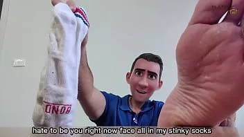play Step gay dad - straighten out & be a good student or you will end up here in detention! this teacher has a very crooked way of strightening out misbehaving students including using his smelly socks, feet and even his foul smelling hairy armpits!