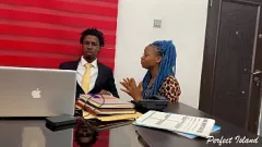 Play Black Pornstar Fucks Boss to Keep Job: Big Dick, Ass-Eating, Pussy-Licking, Office Fetish