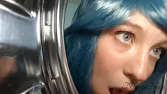 play Curvy Milf Çamaşır Makinesinde Sapti: Sıcak ve kremsi bir sürüş