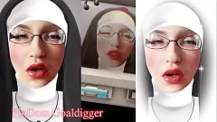 Reproduzir Freira em óculos hipnotiza com joi e fetiche nos olhos